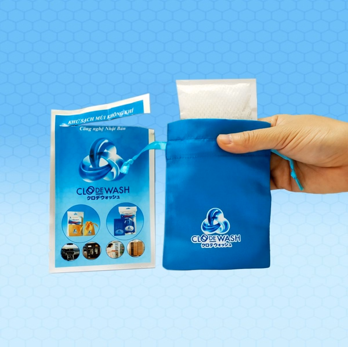 Gói Khử Mùi Đa Năng Công Nghệ Nhật Bản - Clodewash - Ảnh 4