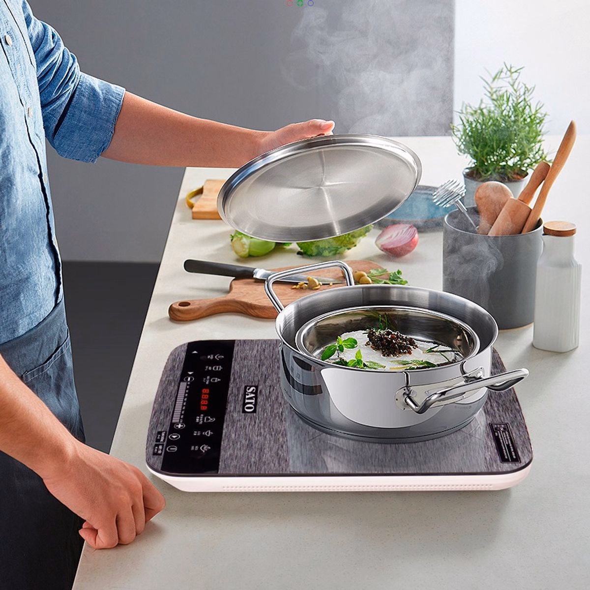Bếp Từ Đơn Bt044 - Sato - Ảnh 4