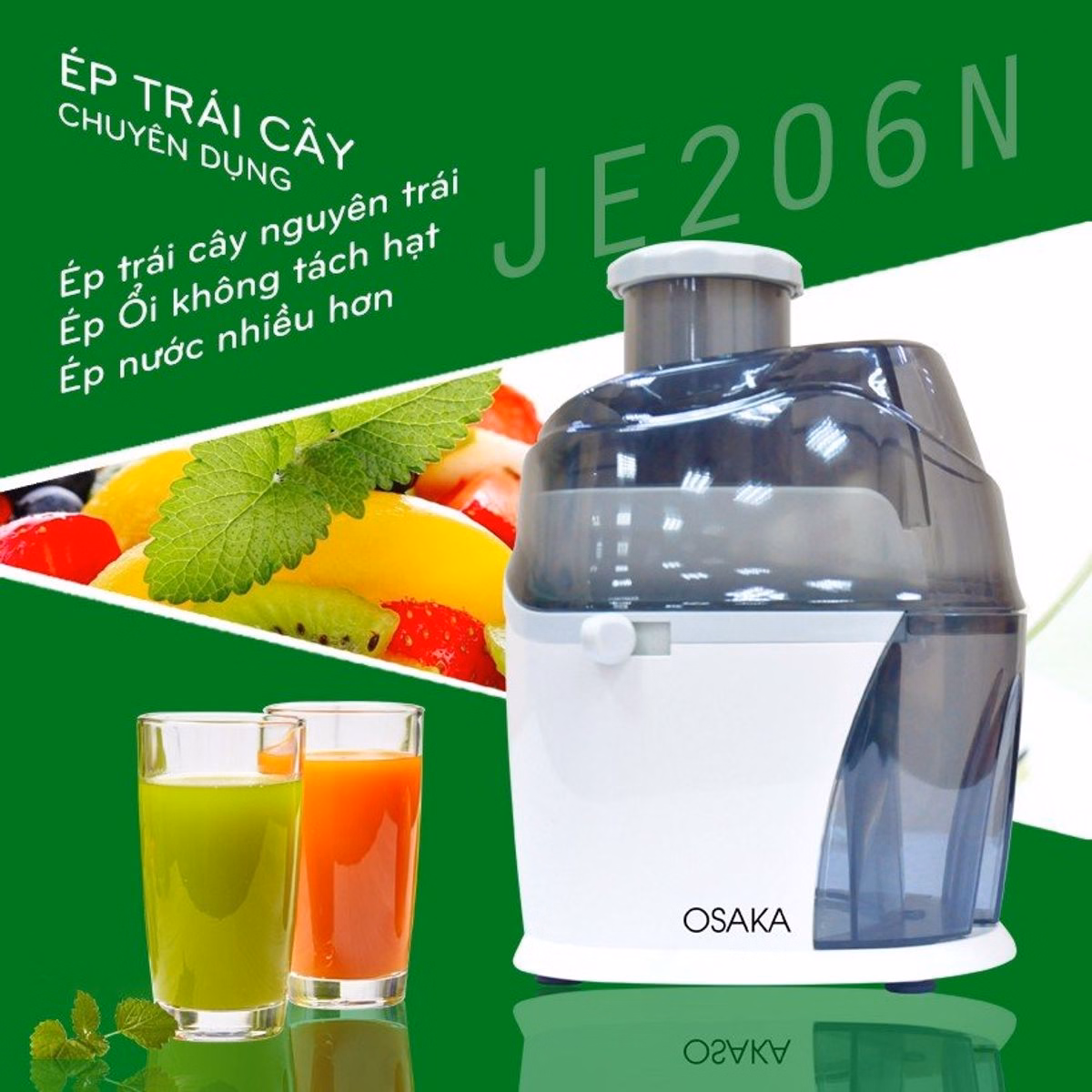 Máy Ép Trái Cây Je206N - Osaka - Ảnh 2