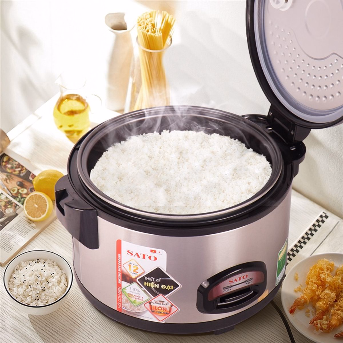 Nồi Cơm Điện Sato 46C017 4.6L - Ảnh 4