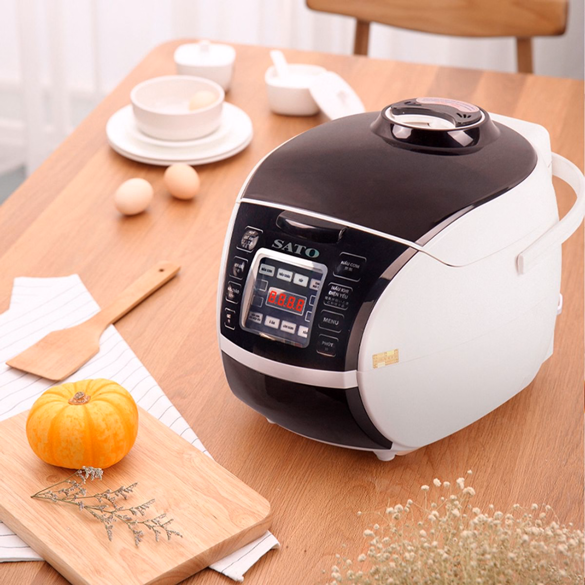 Nồi Cơm Điện Tử 18Dt027 1.8L - Sato - Ảnh 3