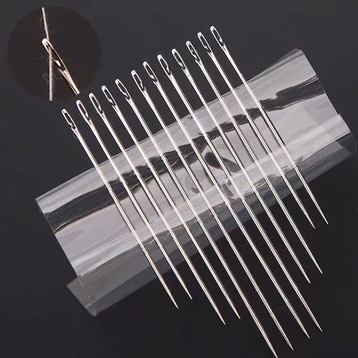 Bộ 12 Kim Khâu Quần Áo Không Cần Xỏ Chỉ Kèm Hộp Đựng Hình Quả Ớt - Su - Ảnh 3