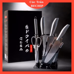 Bộ Dao Inox 6 Món Seki Nhật Cao Cấp Ctb493 - Bechip