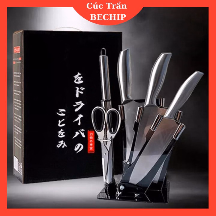 Bộ Dao Inox 6 Món Seki Nhật Cao Cấp Ctb493 - Bechip