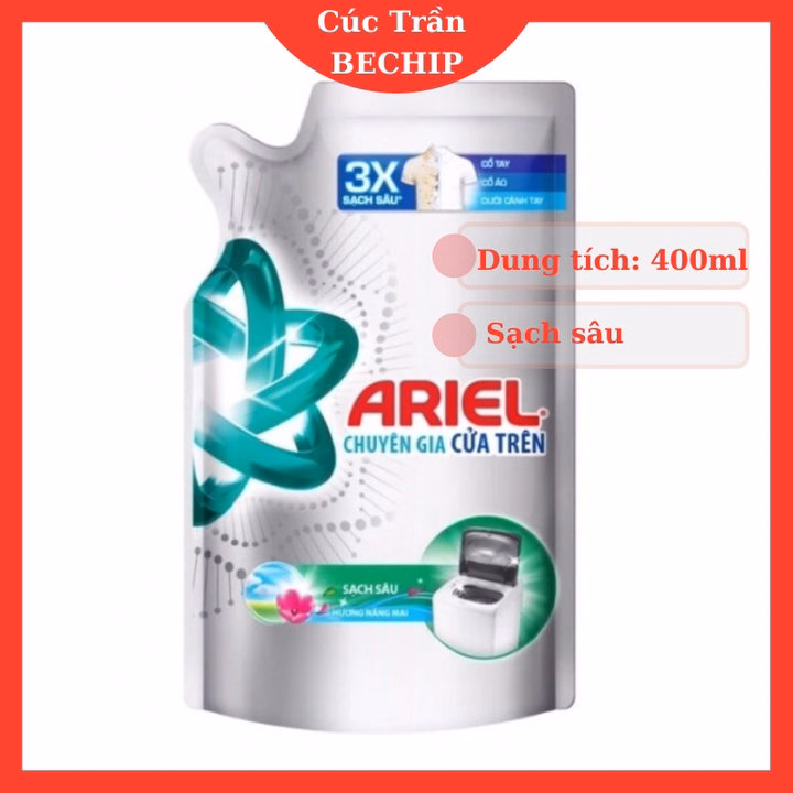 Nước Giặt Ariel Cửa Trước Sạch Sâu Hương Nắng Mai Túi 330G Ctb495 - Bechip