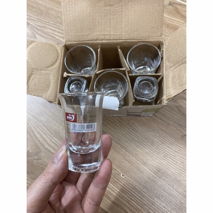 Bộ 6 Cốc Rượu Thủy Tinh Deli 35Ml Siêu Đẹp Ctb500 - Bechip - Ảnh 6