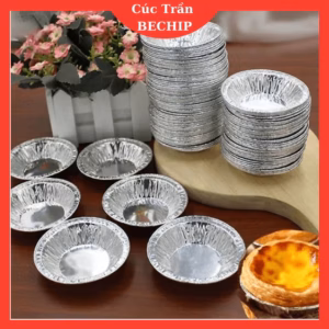 Set 100,200 Cái Chén Giấy Bạc Nướng Đa Năng Tiện Lợi, Cốc Bạc Nướng Hàu Ctb507 - Bechip