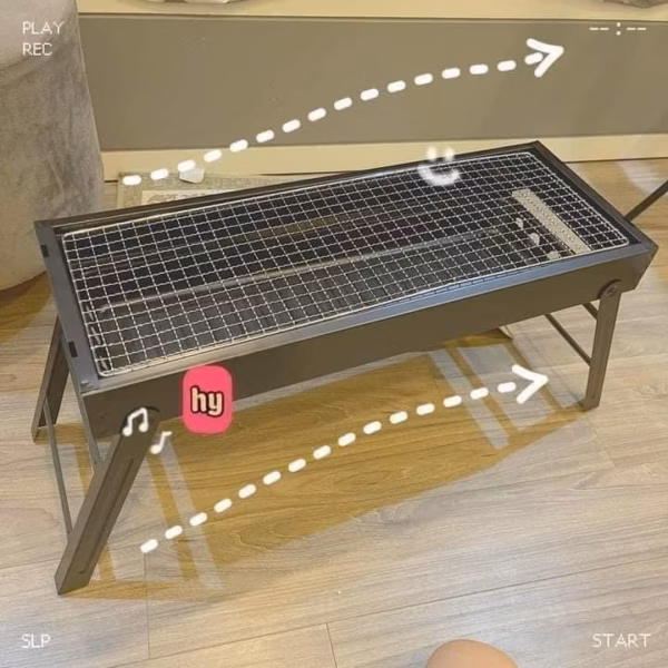 Bếp Nướng Than Hoa Bbq Ngoài Trời Cao Cấp Ctb508 - Bechip - Ảnh 8