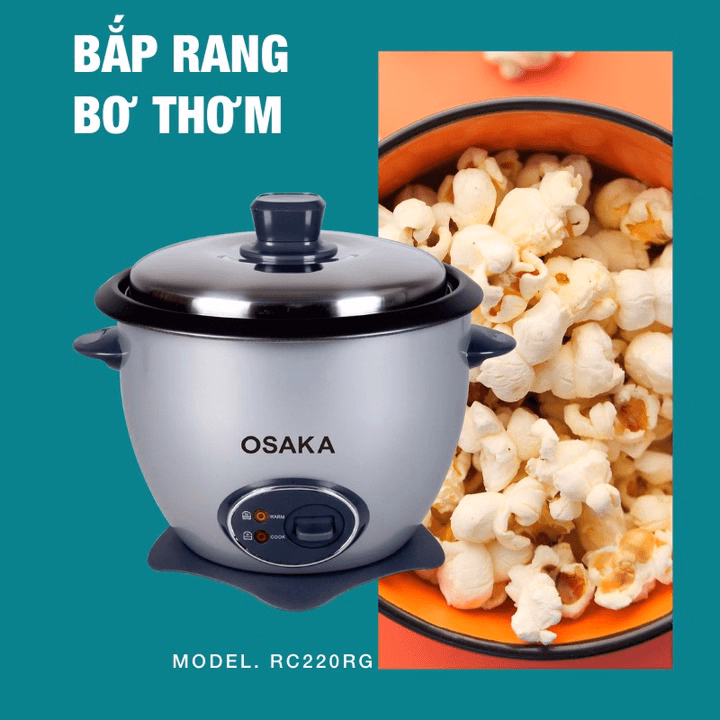 Nồi Cơm Điện Đa Năng Nắp Rời Rc220R(Grey) - Osaka - Ảnh 4