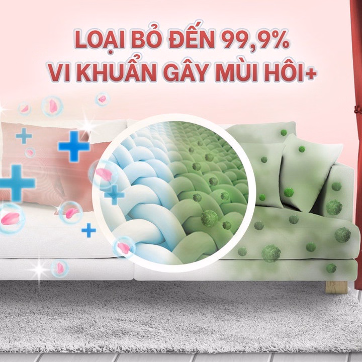 Xịt Vải Downy Khử Mùi Và Chống Khuẩn 99.9% Chai 370Ml - Gdn - Ảnh 6
