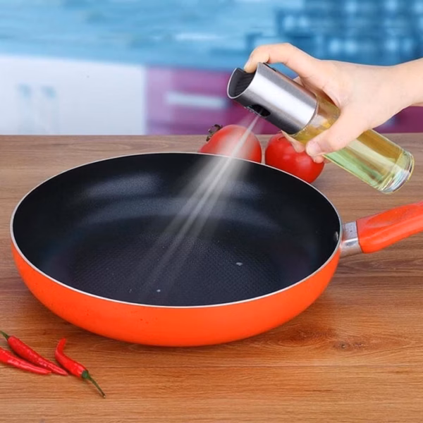 Chai Xịt Thủy Tinh Đựng Dầu, Giấm - Silver - Ảnh 2