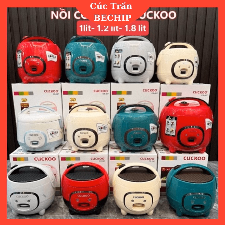 Nồi Cơm Điện Cuckoo Hàn Quốc Dung Tích 1L, 1.2L, 1.8L Ctb521 - Bechip