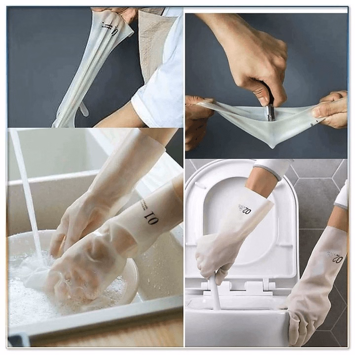 Combo 2 Đôi Găng Tay Cao Su Trắng Hình Con Hươu Ctb522 - Bechip - Ảnh 7