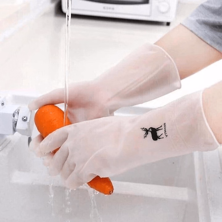 Combo 2 Đôi Găng Tay Cao Su Trắng Hình Con Hươu Ctb522 - Bechip - Ảnh 6