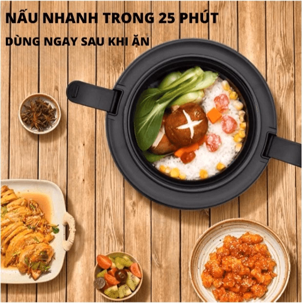 Nồi Cơm Điện Mini Chigo 1.2L Phong Cách Nhật Bản Ctb532 - Bechip - Ảnh 5