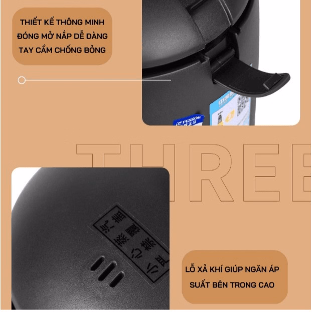 Nồi Cơm Điện Mini Chigo 1.2L Phong Cách Nhật Bản Ctb532 - Bechip - Ảnh 7