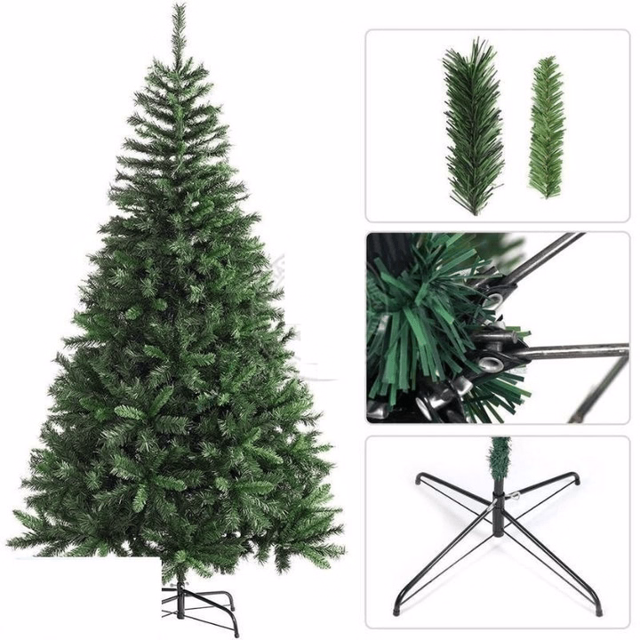 Cây Thông Noel Cao 1,5M, Chân Sắt Đầy Đủ Phụ Kiện Trang Trí Noel Ctb534 - Bechip - Ảnh 8