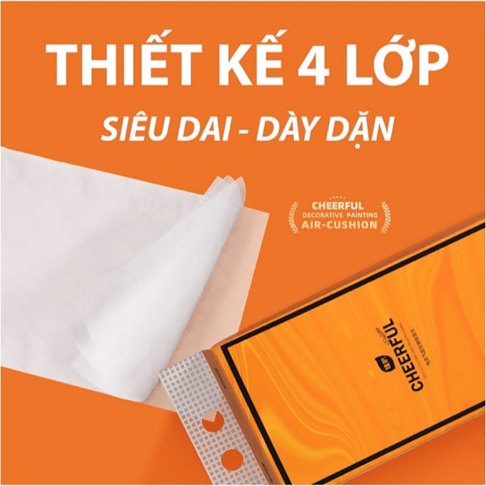Giấy Ăn Treotường 4 Lớp Cheerful Hàng Loại 1 Ctb540 - Bechip - Ảnh 4