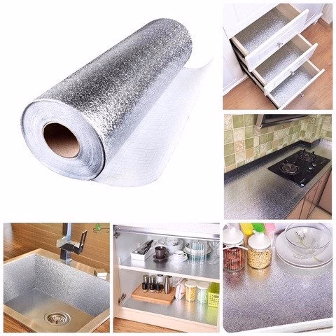 Giấy Bạc Dán Bếp Chống Thấm 3 X 0.6M Ctb541 - Bechip - Ảnh 3