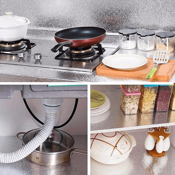 Giấy Bạc Dán Bếp Chống Thấm 3 X 0.6M Ctb541 - Bechip - Ảnh 2