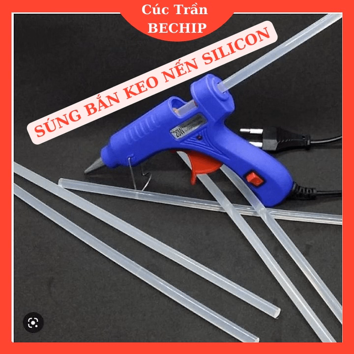 Súng Bắn Keo Nến, Keo Nến Khô Làm Đồ Handmade Ctb547 - Bechip