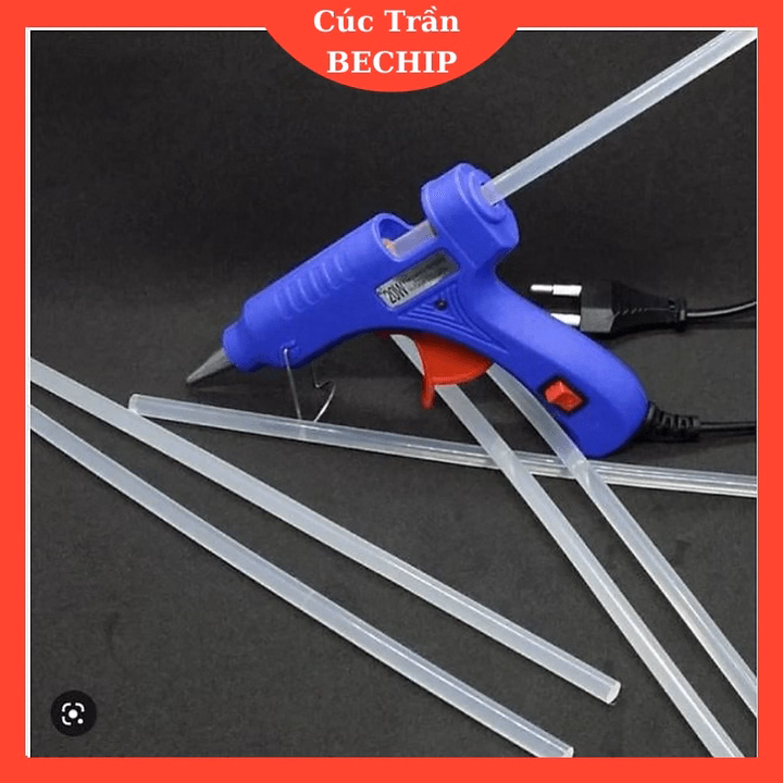 Súng Bắn Keo Nến, Keo Nến Khô Làm Đồ Handmade Ctb547 - Bechip - Ảnh 2