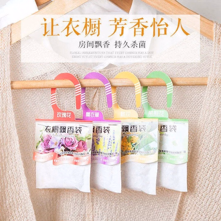 Combo 2 Túi Thơm Thảo Mộc Tinh Dầu Tự Nhiên Treo Phòng, Tủ Quần Áo, Xe Hơi - Su - Ảnh 7