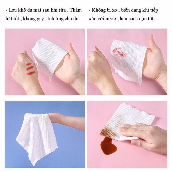 Khăn Lau Mặt Dùng 1 Lần Cotton Hatsu, Animerrry - Su - Ảnh 5