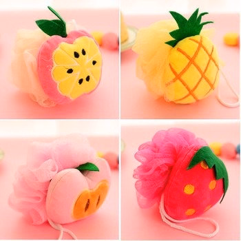 Bông Tắm Tạo Bọt Hình Trái Cây Đáng Yêu - Su - Ảnh 2
