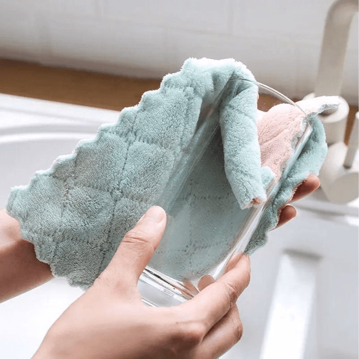 Set 10 Khăn Lau Bếp Đa Năng 2 Mặt Siêu Thấm Nước Ctb03 - Bechip - Ảnh 5