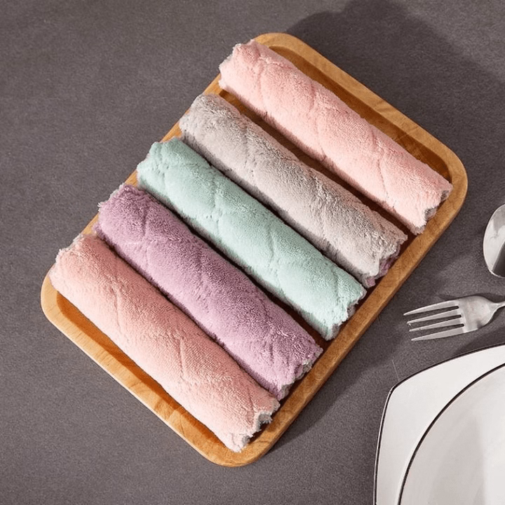 Set 10 Khăn Lau Bếp Đa Năng 2 Mặt Siêu Thấm Nước Ctb03 - Bechip - Ảnh 3