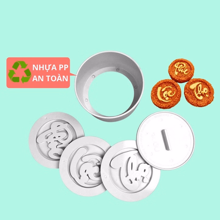 Khuôn Xôi Phúc Lộc Thọ, Khuôn Làm Bánh Phúc Lộc Thọ Ctb559 - Bechip - Ảnh 4