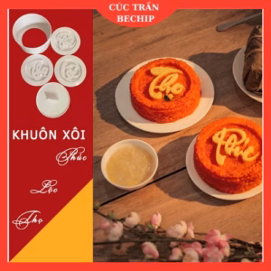Khuôn Xôi Phúc Lộc Thọ, Khuôn Làm Bánh Phúc Lộc Thọ Ctb559 - Bechip