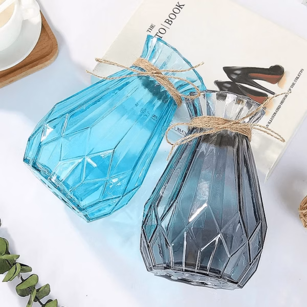 Bình Hoa Thủy Tinh, Lọ Cắm Hoa Thủy Tinh Đa Giác Ctb561 - Bechip - Ảnh 5