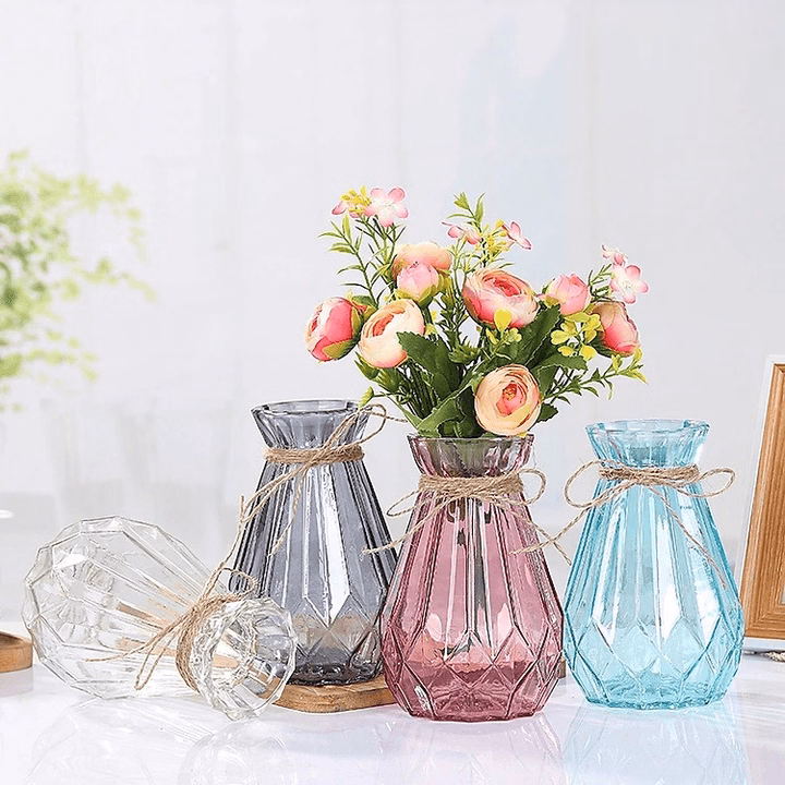 Bình Hoa Thủy Tinh, Lọ Cắm Hoa Thủy Tinh Đa Giác Ctb561 - Bechip - Ảnh 4