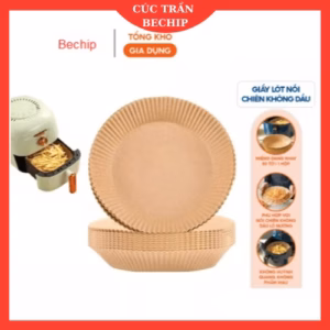 Set 50 Giấy Nến Lót Nồi Chiên Không Dầu Dạng Khay Tiện Lợi Ctb39- Bechip