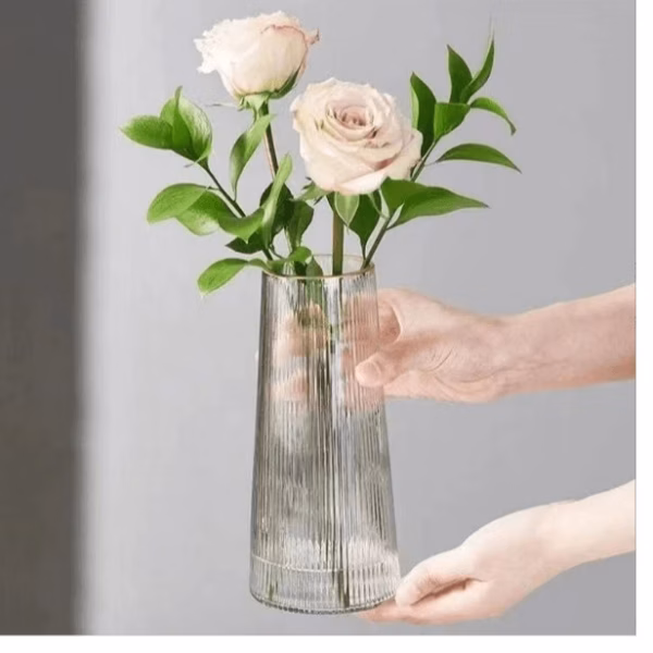 Lọ Hoa Thủy Tinh Cổ Viền Vàng Ctb571 - Bechip - Ảnh 11