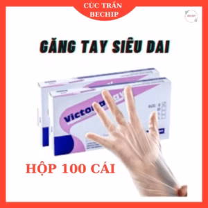 Hộp 100 Cái Găng Tay Victoria Siêu Dai Tiện Lợi Ctb52 - Bechip
