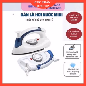 Bàn Là Hơi Nước Mini Cầm Tay, Gấp Gọn Tiện Dụng Ctb65 - Bechip
