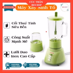 Máy Xay Sinh Tố Sunhouse Siêu Bền, Bảo Hành 12 Tháng Ctb64 - Bechip