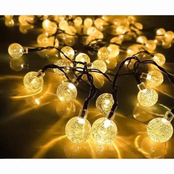 Dây Đèn Led Bi Bọt Nước 10M - Silver - Ảnh 3