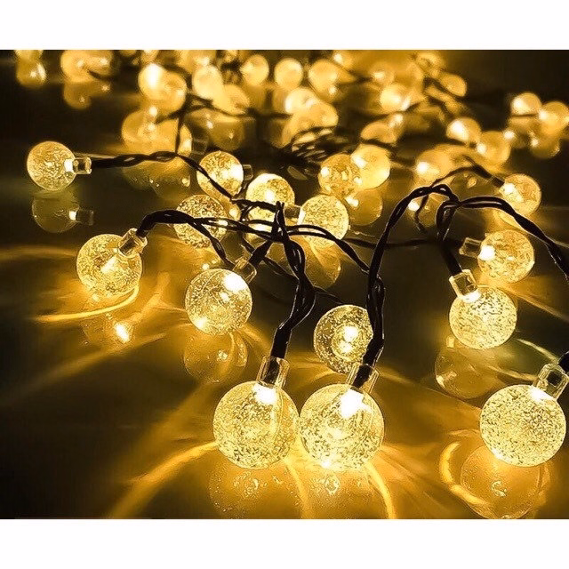 Dây Đèn Led Bi Bọt Nước 10M - Silver - Ảnh 3