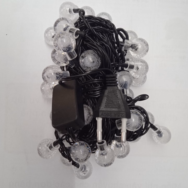 Dây Đèn Led Bi Bọt Nước 10M - Silver - Ảnh 5