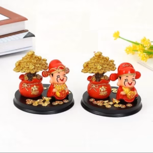 Combo Cung Hỷ Phát Tài Gồm Thần Tài Và Cây Tiền - Su