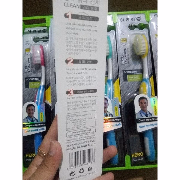 Combo 5, 10 Bàn Chải Đánh Răng Ông Già Hàn Quốc Ctb55 - Bechip - Ảnh 3