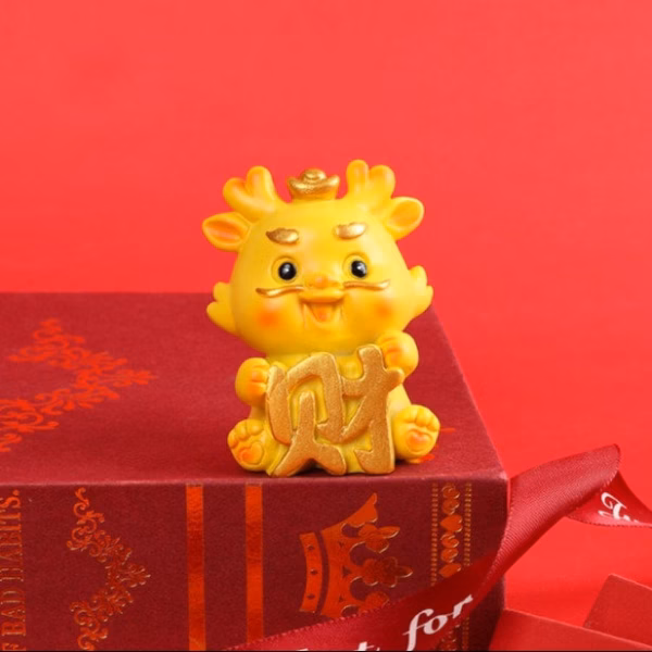 Tượng Rồng May Mắn 6.8Cm - Gdn - Ảnh 2