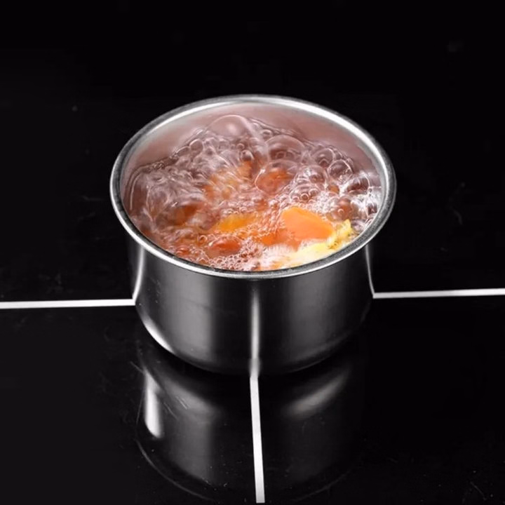 Hộp Inox Đựng Thực Phẩm Tròn 10X6.5Cm - Su - Ảnh 7