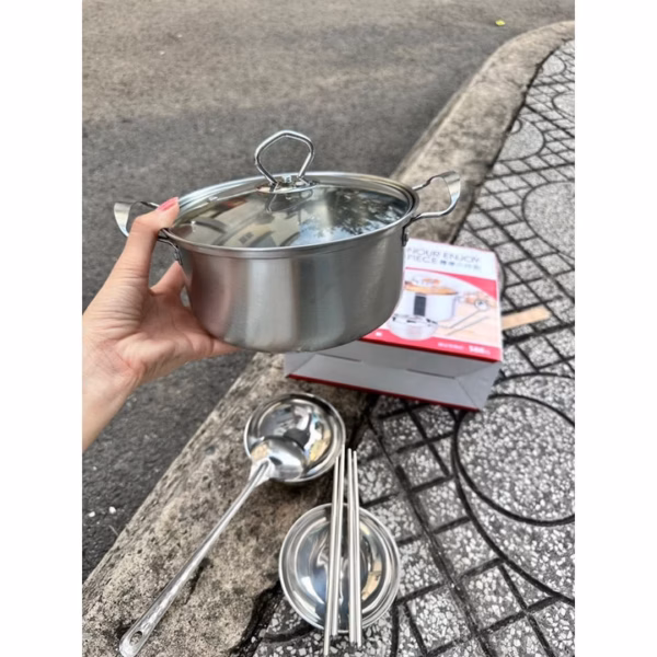 Set Nồi 6 Món Inox Dantemei - Gdn - Ảnh 2