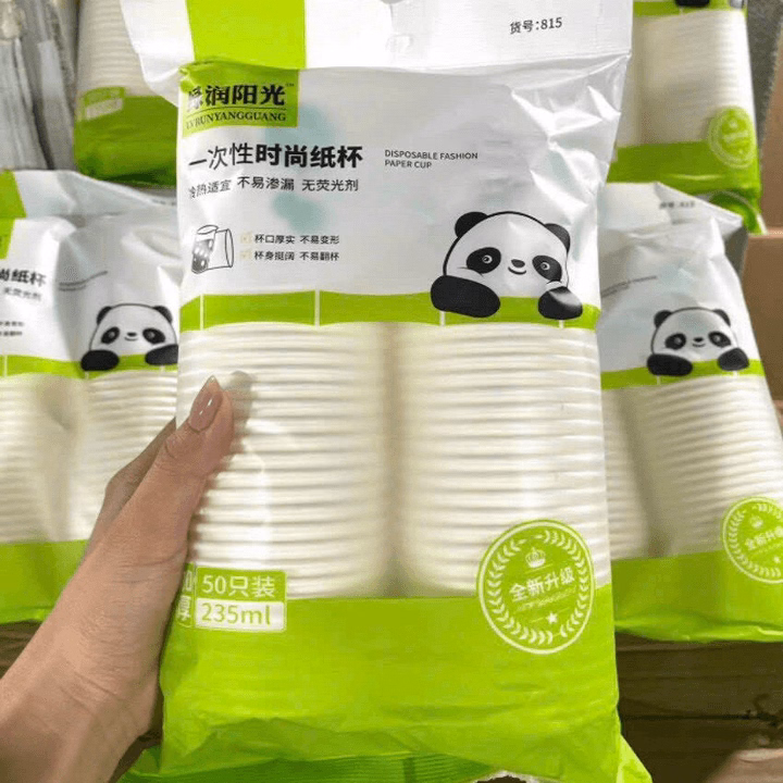 Set 50 Cốc Ly Giấy Gấu 235Ml - Gdn - Ảnh 5