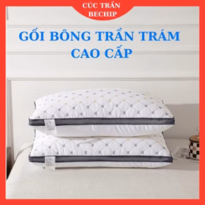 Combo 2 Cái Gối Bông Trần Trám Cao Cấp Loại 1 Ctb335 - Bechip